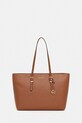 MICHAEL Michael Kors bőr táska QUINN nappa bőr barna 30T5GQNT9L