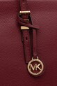 MICHAEL Michael Kors torebka skórzana QUINN bordowy 30T5GQNT9L