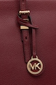 MICHAEL Michael Kors torebka skórzana QUINN bordowy 30T5GQNT9L