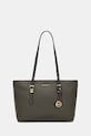 MICHAEL Michael Kors torebka skórzana QUINN skóra licowa zielony 30T5GQNT2L