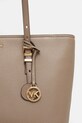 MICHAEL Michael Kors poșetă de piele QUINN bej 30T5GQNT2L