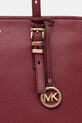 MICHAEL Michael Kors torebka skórzana QUINN bordowy 30T5GQNT2L