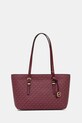 MICHAEL Michael Kors torebka QUINN nie mieści A4 bordowy 30T5GQNT2V