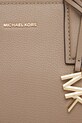 Kožená kabelka MICHAEL Michael Kors LAILA béžová 30R5G9IS6L