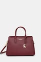 MICHAEL Michael Kors geantă de piele LAILA uni burgundia 30R5G9IS6L