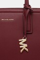 MICHAEL Michael Kors torebka skórzana LAILA bordowy 30R5G9IS6L