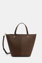 MICHAEL Michael Kors torebka FLORA nie mieści A4 brązowy 30T5GFFT2B