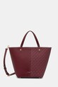 MICHAEL Michael Kors torebka FLORA nie mieści A4 bordowy 30T5GFFT2B