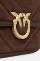 Pinko torebka zamszowa brązowy 104297.A2JH