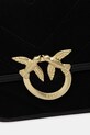 Pinko torebka zamszowa czarny 104297.A2JH
