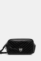 Кожаная сумочка Pinko кожа чёрный 104336.A2JC