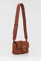 Pinko torebka skórzana 104340.A2OX brązowy AW25