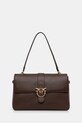 Kožená kabelka Pinko přírodní kůže hnědá 105067.A0QO