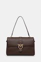 Kožená kabelka Pinko přírodní kůže hnědá 105067.A0QO