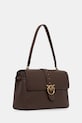 Kožená kabelka Pinko 105067.A0QO hnědá AW25