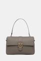 Pinko torebka skórzana skóra licowa szary 105067.A0QO
