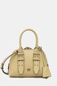 Kožna torba Pinko bez uzorka zlatna 105333.A0QO