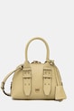 Kožna torba Pinko bez uzorka zlatna 105333.A0QO