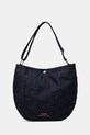 A.P.C. torebka jeansowa besace journal mieści A4 granatowy COHIZ.M61939