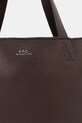 A.P.C. torebka skórzana cabas maiko small brązowy PXCBC.M61667