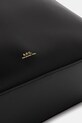A.P.C. torebka skórzana sac virginie box czarny PXBRU.F67017