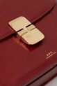 A.P.C. torebka skórzana sac grace small czerwony PXCCK.F61413