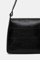 Akcesoria A.P.C. torebka skórzana sac virginie flap PXCCK.F61924 czarny