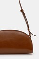Аксесуари Шкіряна сумочка A.P.C. sac demi-lune shoulder PXCCK.F61997 коричневий