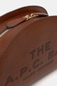 Akcesoria A.P.C. torebka skórzana A.P.C. x MARC JACOBS PXBVV.F67062 brązowy