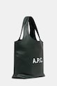 Чанта A.P.C. tote ninon PUABO.M61565 зелен AW25