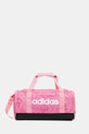 adidas geantă sport Linear Training Graphic Duffle Small incape in A4 roz JX1266