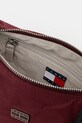 Kabelka Tommy Jeans AW0AW17886 burgundské