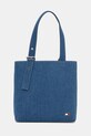 Tommy Jeans torebka jeansowa mieści A4 niebieski AW0AW18197