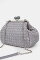 Akcesoria Weekend Max Mara torebka skórzana PANCIA 2525516154600 szary
