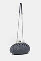 Δερμάτινη τσάντα ώμου Weekend Max Mara CUBICO 2525516194600 μωβ AW25