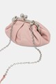 Doplňky Kožená kabelka Weekend Max Mara PRATI 2525516204600 růžová