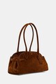 Coach torebka zamszowa Empire Carryall Bag 34 CBN41 brązowy AW25