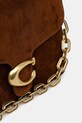 Coach torebka zamszowa Tabby CCK51 brązowy AW25