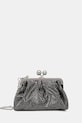 Kabelka Weekend Max Mara EMY nášivka stříbrná 2525516135600