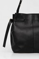 Accesorii Patrizia Pepe geantă de piele 2B0150.L162 negru