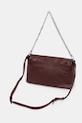 Accesorii ZADIG&VOLTAIRE poșetă de piele LWBA04125 burgundia