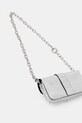 Accesorii ZADIG&VOLTAIRE poșetă de piele LWBA03973 argintiu