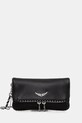 ZADIG&VOLTAIRE torebka skórzana skóra licowa czarny LWBA03977