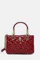 Kurt Geiger London geantă de piele KENSINGTON uni burgundia 4376850319