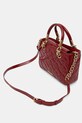Accesorii Kurt Geiger London geantă de piele KENSINGTON 4376850319 burgundia
