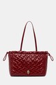 Kurt Geiger London torebka skórzana KENSINGTON skóra licowa bordowy 4370850319