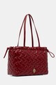 Kurt Geiger London torebka skórzana KENSINGTON 4370850319 bordowy AW25