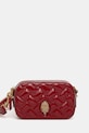 Kurt Geiger London poșetă de piele KENSINGTON uni burgundia 9078950319