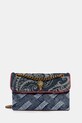 Kurt Geiger London torebka jeansowa KENSINGTON nie mieści A4 niebieski 8885588069