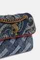 Kurt Geiger London torebka jeansowa KENSINGTON niebieski 8885588069
